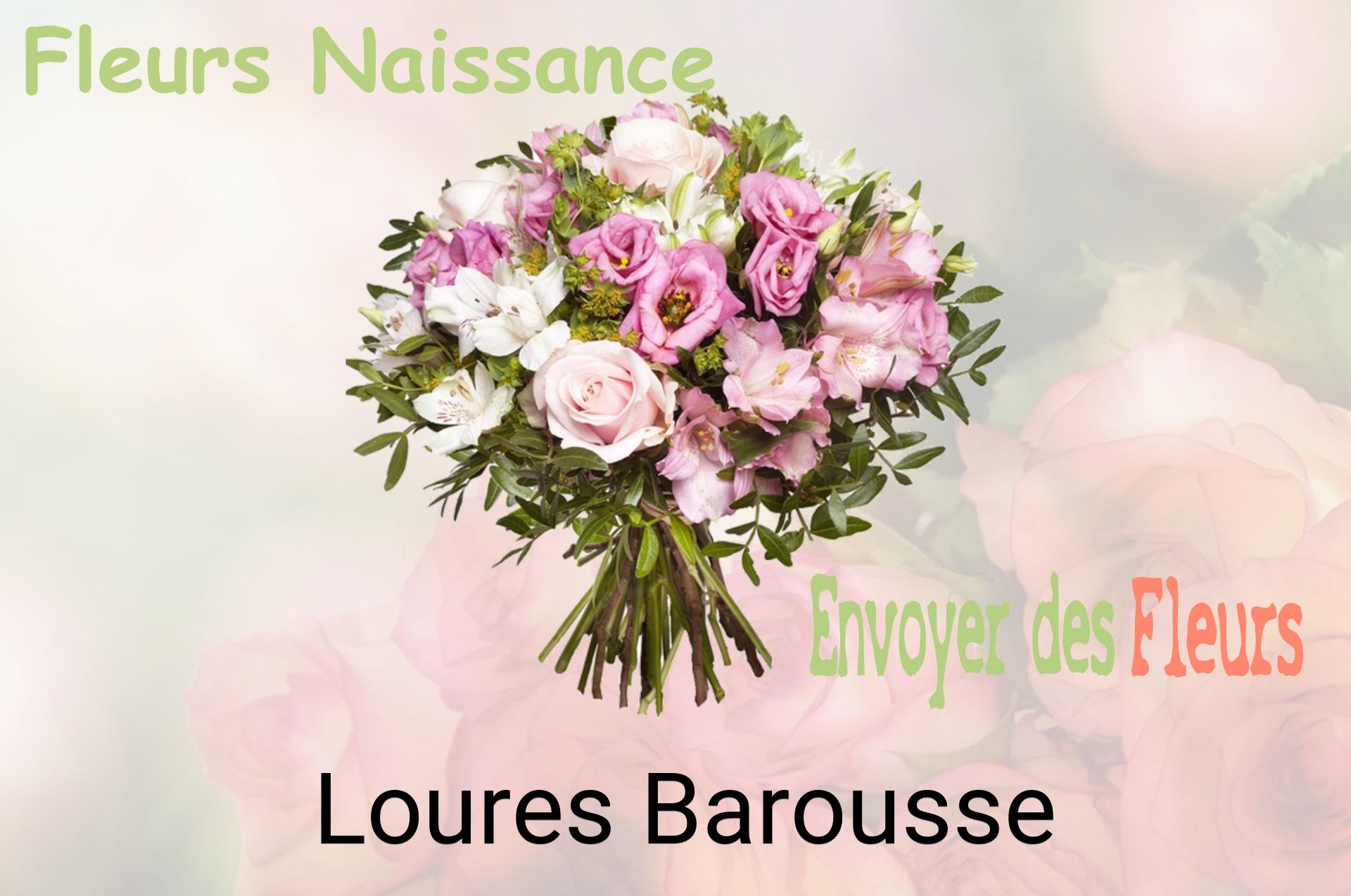 Bouquet de fleurs de naissance livré à Loures-Barousse